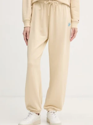 Tommy Hilfiger spodnie dresowe damskie z bawełną