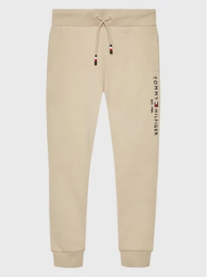 Tommy Hilfiger Spodnie dresowe Essential KS0KS00207 Beżowy Regular Fit