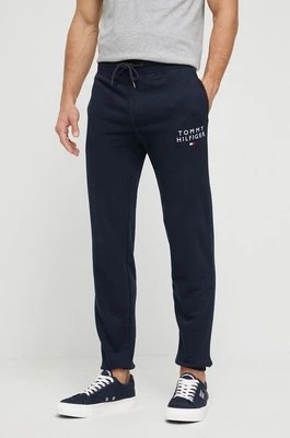 Tommy Hilfiger spodnie dresowe kolor granatowy melanżowe UM0UM02880