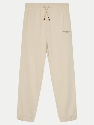 Tommy Hilfiger Spodnie dresowe KS0KS00596 Beżowy Regular Fit
