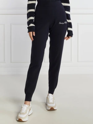 Tommy Hilfiger Spodnie dresowe SCRIPT GRAPHIC | Regular Fit