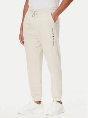Tommy Hilfiger Spodnie dresowe UM0UM03664 Écru Regular Fit