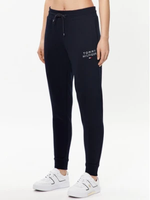 Tommy Hilfiger Spodnie dresowe UW0UW04522 Granatowy Regular Fit