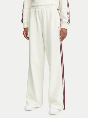 Tommy Hilfiger Spodnie dresowe UW0UW06628 Kremowy Wide Leg
