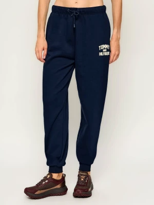 Tommy Hilfiger Spodnie dresowe Varsity | Relaxed fit granatowy