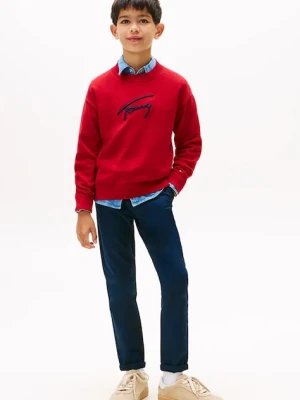 Tommy Hilfiger spodnie dziecięce z bawełną