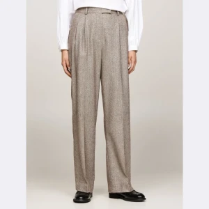 Tommy Hilfiger Spodnie | flare fit | z dodatkiem wełny