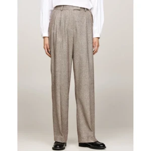 Tommy Hilfiger Spodnie | flare fit | z dodatkiem wełny