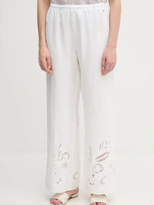 Tommy Hilfiger spodnie lniane