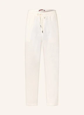 Tommy Hilfiger Spodnie Lniane W Stylu Dresowym Extra Slim Fit weiss