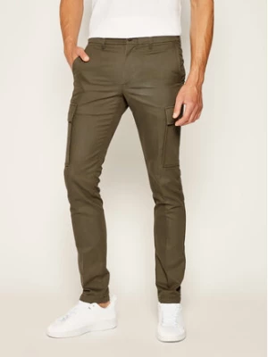 Tommy Hilfiger Spodnie materiałowe Bleecker MW0MW11785 Zielony Slim Fit