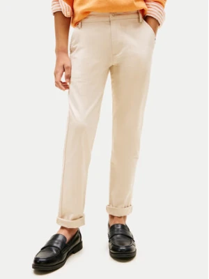 Tommy Hilfiger Spodnie materiałowe KB0KB09638 Beżowy Regular Fit