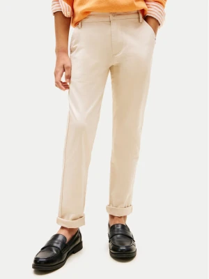 Tommy Hilfiger Spodnie materiałowe KB0KB09638 Beżowy Regular Fit