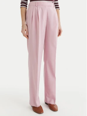 Tommy Hilfiger Spodnie materiałowe Timeless WW0WW48352 Różowy Straight Fit