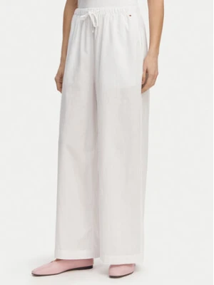 Tommy Hilfiger Spodnie materiałowe UW0UW06431 Biały