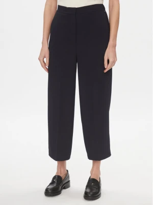 Tommy Hilfiger Spodnie materiałowe WW0WW41908 Granatowy Wide Leg