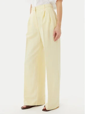 Tommy Hilfiger Spodnie materiałowe WW0WW45460 Żółty Relaxed Fit