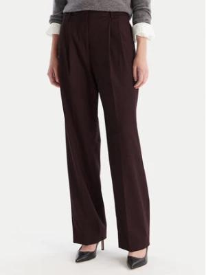 Tommy Hilfiger Spodnie materiałowe WW0WW48358 Bordowy Relaxed Fit