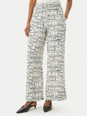 Tommy Hilfiger Spodnie materiałowe WW0WW48970 Beżowy jasny Wide Leg