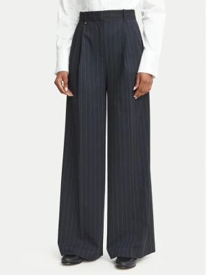 Tommy Hilfiger Spodnie materiałowe WW0WW51898 Granatowy Wide Leg