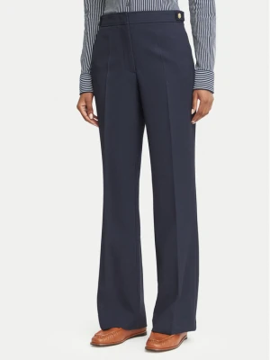 Tommy Hilfiger Spodnie materiałowe WW0WW52204 Granatowy Bootcut Fit