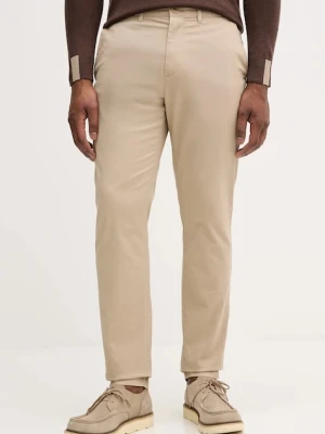 Tommy Hilfiger spodnie męskie kolor beżowy proste MW0MW40690