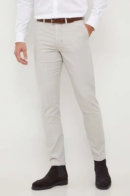 Tommy Hilfiger spodnie męskie kolor szary w fasonie chinos