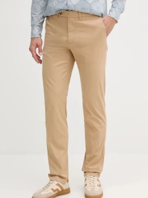 Tommy Hilfiger spodnie męskie kolor zielony w fasonie chinos MW0MW39726