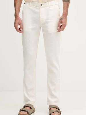 Tommy Hilfiger spodnie męskie z lnem