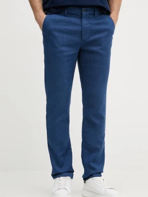 Tommy Hilfiger spodnie męskie z lnem