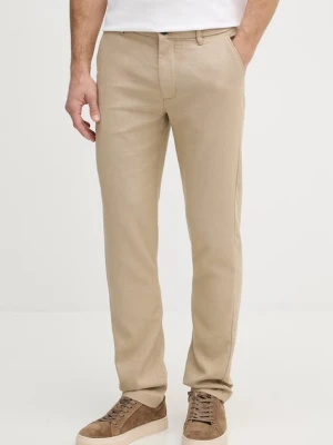 Tommy Hilfiger spodnie męskie z lnem