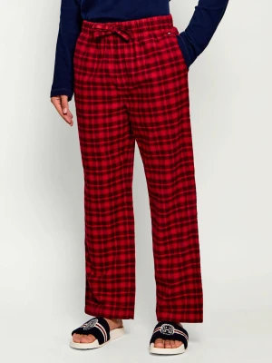 Tommy Hilfiger Spodnie od piżamy | Relaxed fit czerwony