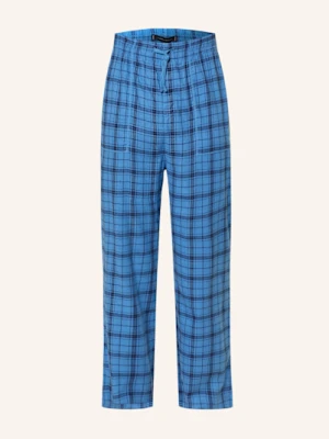 Tommy Hilfiger Spodnie Od Piżamy Z Flaneli blau