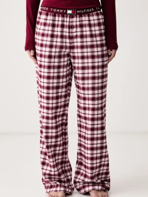 Tommy Hilfiger spodnie piżamowe damskie bawełniane różowy