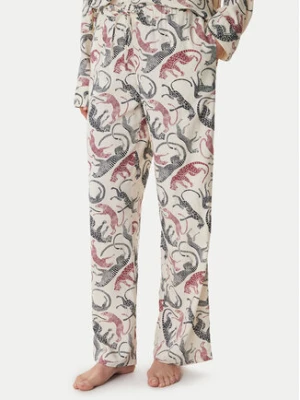 Tommy Hilfiger Spodnie piżamowe UW0UW06244 Écru