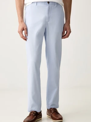 Tommy Hilfiger spodnie slim fit męskie bawełniane z elastanem niebieski