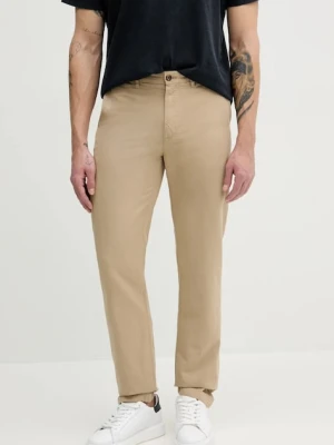 Tommy Hilfiger spodnie z domieszką lnu