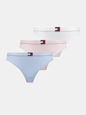 Tommy Hilfiger stringi 3-pack kolor biały UW0UW05641