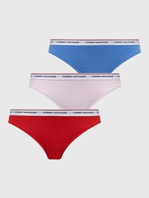 Tommy Hilfiger stringi 3-pack kolor czerwony UW0UW04894