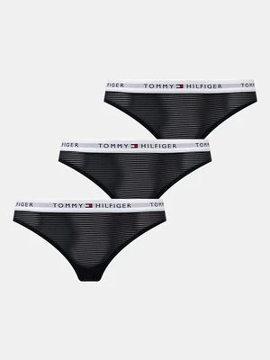 Tommy Hilfiger stringi 3-pack kolor granatowy UW0UW05532