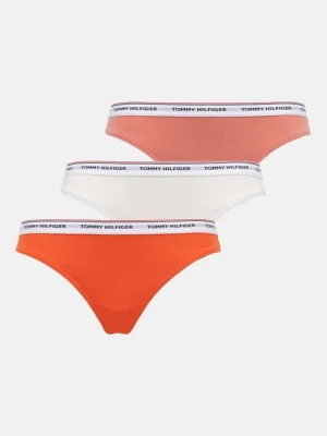 Tommy Hilfiger stringi 3-pack kolor pomarańczowy UW0UW04894