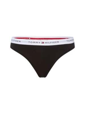 Tommy Hilfiger Stringi Kobiety Dżersej czarny, S/M