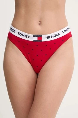 Tommy Hilfiger stringi kolor czerwony UW0UW05656