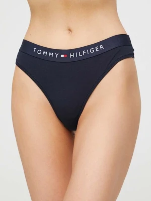 Tommy Hilfiger stringi kolor granatowy UW0UW04146