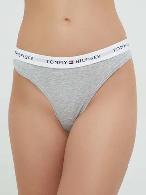 Tommy Hilfiger stringi kolor szary UW0UW03835