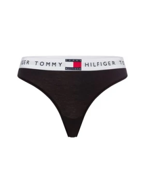 Tommy Hilfiger Stringi - Stringi klasyczne Kobiety Bawełna czarny