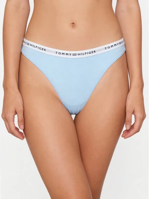 Tommy Hilfiger Stringi UW0UW05875 Niebieski jasny