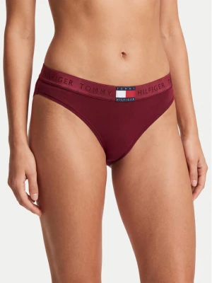 Tommy Hilfiger Stringi UW0UW06682 Czerwony ciemny