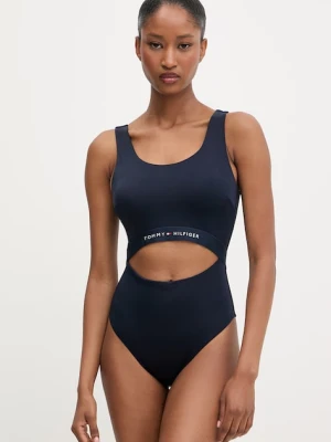 Tommy Hilfiger strój kąpielowy jednoczęściowy damski granatowy