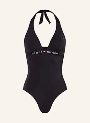Tommy Hilfiger Strój Kąpielowy Wiązany Na Szyi schwarz